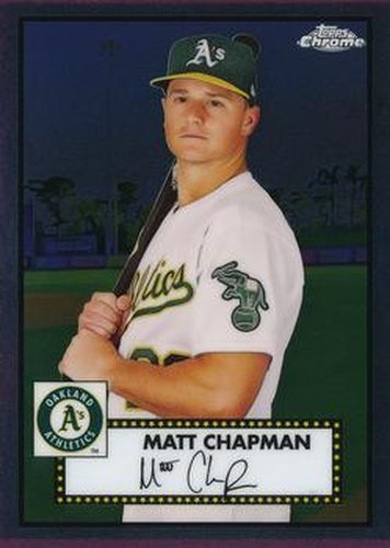 #175 Matt Chapman - Oakland Athletics - 2021 Topps Chrome Platinum Anniversary Baseball
