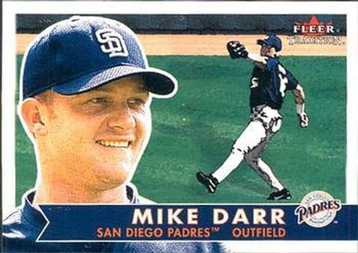 #175 Mike Darr - San Diego Padres - 2001 Fleer Tradition Baseball