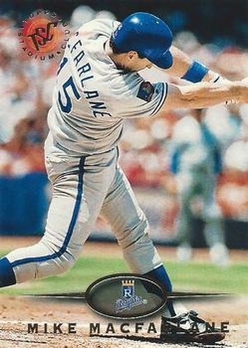 #175 Mike Macfarlane - Kansas City Royals - 1995 Stadium Club Baseball