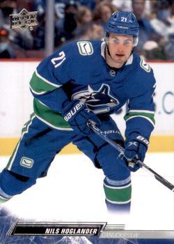 #175 Nils Hoglander - Vancouver Canucks - 2022-23 Upper Deck Hockey