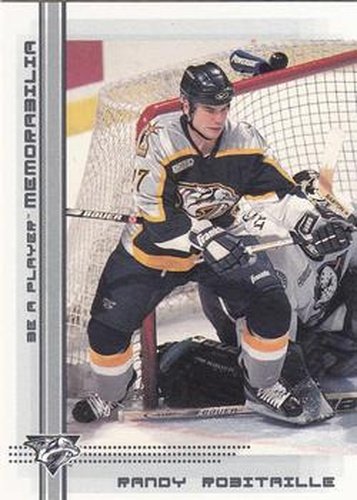 #175 Randy Robitaille - Nashville Predators - 2000-01 Be a Player Memorabilia Hockey