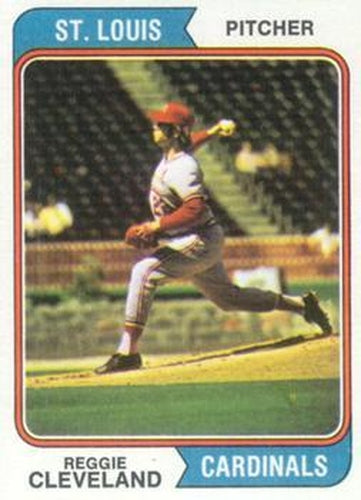 #175 Reggie Cleveland - St. Louis Cardinals - 1974 Topps Baseball