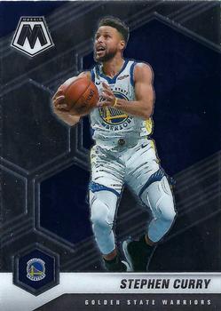 #175 Stephen Curry - Golden State Warriors - 2020-21 Panini Mosaic Basketball
