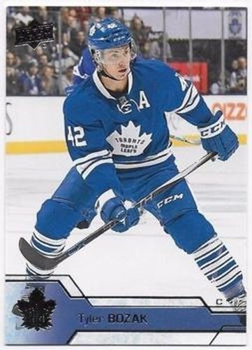 #175 Tyler Bozak - Toronto Maple Leafs - 2016-17 Upper Deck Hockey
