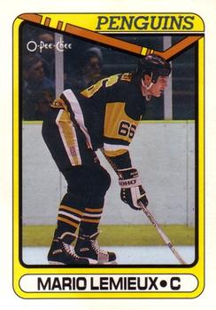 #175 Mario Lemieux - Pittsburgh Penguins - 1990-91 O-Pee-Chee Hockey