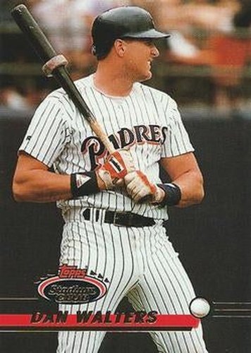 #175 Dan Walters - San Diego Padres - 1993 Stadium Club Baseball