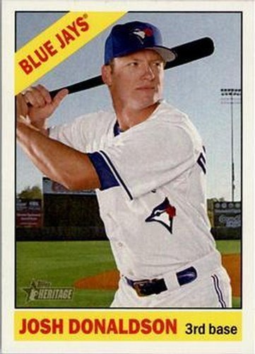 #175b Josh Donaldson - Toronto Blue Jays - 2015 Topps Heritage Baseball