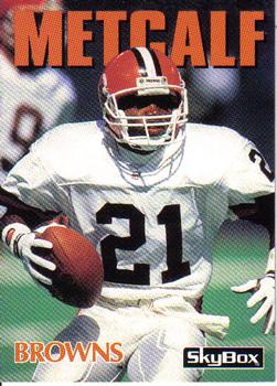 #176 Eric Metcalf - Cleveland Browns - 1992 SkyBox Impact Football
