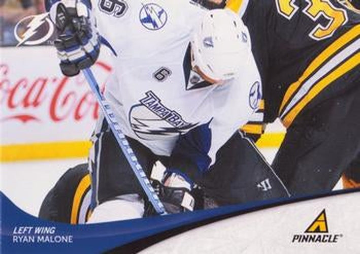 #176 Ryan Malone - Tampa Bay Lightning - 2011-12 Panini Pinnacle Hockey