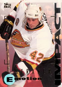 #176 Josef Beranek - Vancouver Canucks - 1995-96 SkyBox E-Motion Hockey