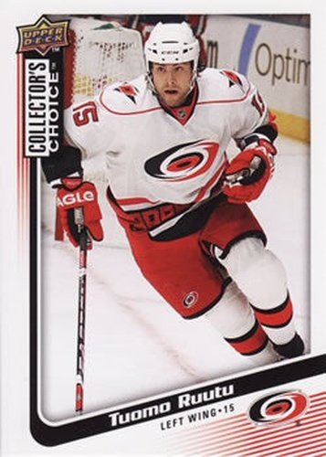 #176 Tuomo Ruutu - Carolina Hurricanes - 2009-10 Collector's Choice Hockey