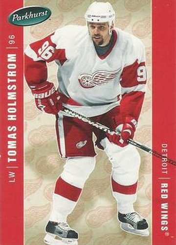 #176 Tomas Holmstrom - Detroit Red Wings - 2005-06 Parkhurst Hockey