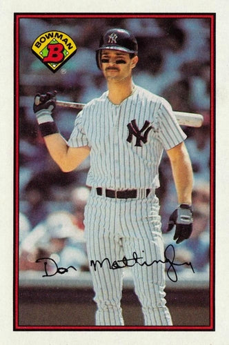 #176 Don Mattingly - New York Yankees - 1989 Bowman Baseball