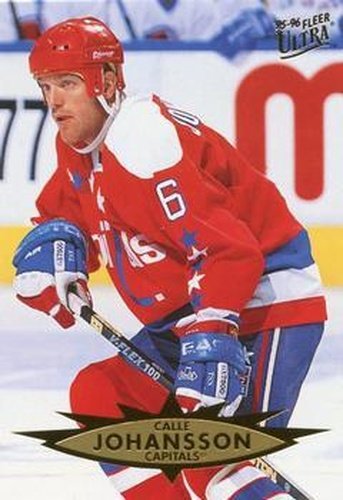 #176 Calle Johansson - Washington Capitals - 1995-96 Ultra Hockey