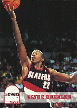 #176 Clyde Drexler - Portland Trail Blazers - 1993-94 Hoops Basketball