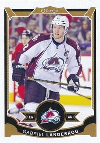 #176 Gabriel Landeskog - Colorado Avalanche - 2015-16 O-Pee-Chee Hockey
