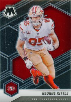 #176 George Kittle - San Francisco 49ers - 2021 Panini Mosaic Football