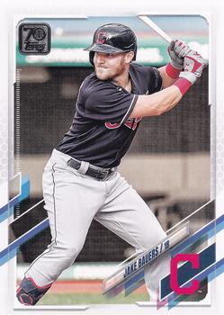 #176 Jake Bauers - Cleveland Indians - 2021 Topps Baseball