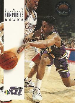 #176 Jay Humphries - Utah Jazz - 1993-94 SkyBox Premium Basketball