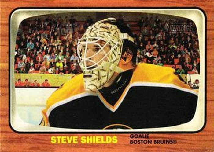#176 Steve Shields - Boston Bruins - 2002-03 Topps Heritage Hockey