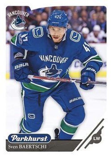#176 Sven Baertschi - Vancouver Canucks - 2018-19 Parkhurst Hockey