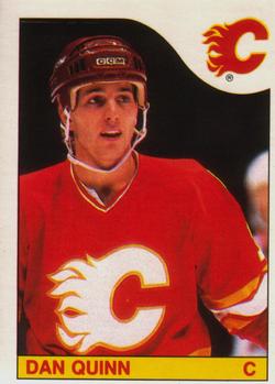 #176 Dan Quinn - Calgary Flames - 1985-86 O-Pee-Chee Hockey