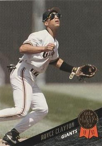 #176 Royce Clayton - San Francisco Giants - 1993 Leaf Baseball
