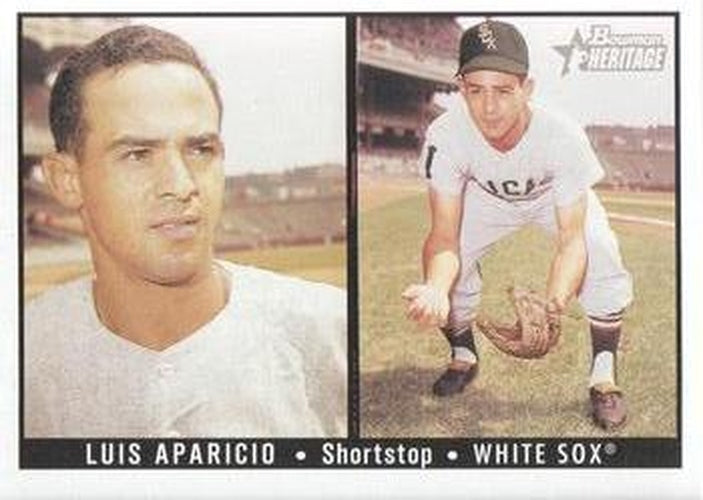 #176b Luis Aparicio - Chicago White Sox - 2003 Bowman Heritage Baseball