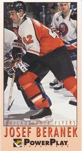 #177 Josef Beranek - Philadelphia Flyers - 1993-94 Fleer PowerPlay Hockey