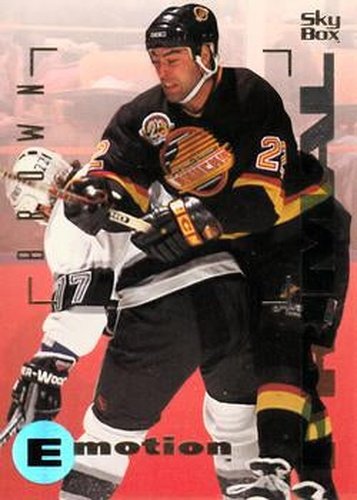 #177 Jeff Brown - Vancouver Canucks - 1995-96 SkyBox E-Motion Hockey