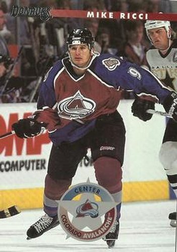 #177 Mike Ricci - Colorado Avalanche - 1996-97 Donruss Hockey