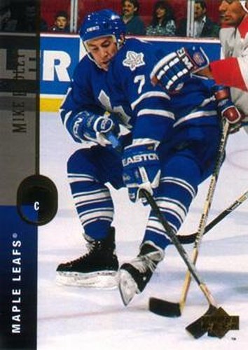 #177 Mike Ridley - Toronto Maple Leafs - 1994-95 Upper Deck Hockey