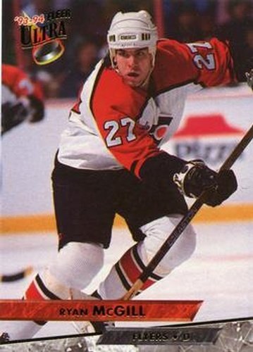 #177 Ryan McGill - Philadelphia Flyers - 1993-94 Ultra Hockey