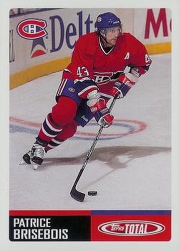 #177 Patrice Brisebois - Montreal Canadiens - 2002-03 Topps Total Hockey