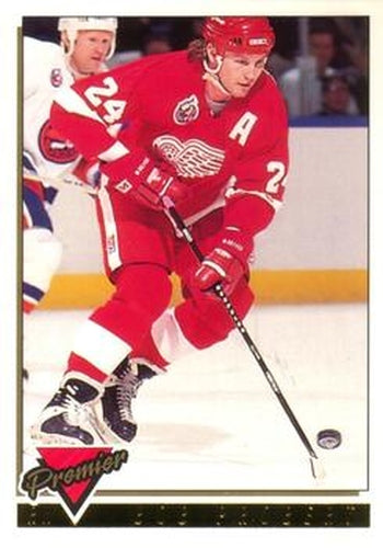 #177 Bob Probert - Detroit Red Wings - 1993-94 O-Pee-Chee Premier Hockey - Gold