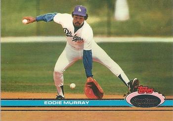 #177 Eddie Murray - Los Angeles Dodgers - 1991 Stadium Club Baseball