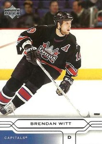 #177 Brendan Witt - Washington Capitals - 2004-05 Upper Deck Hockey