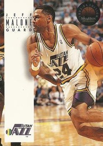 #177 Jeff Malone - Utah Jazz - 1993-94 SkyBox Premium Basketball