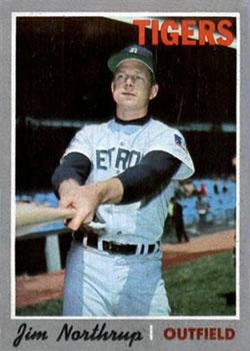 #177 Jim Northrup - Detroit Tigers - 1970 Topps Baseball
