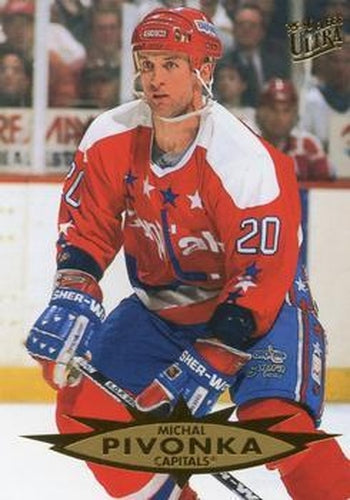 #177 Michal Pivonka - Washington Capitals - 1995-96 Ultra Hockey