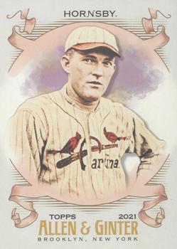 #177 Rogers Hornsby - St. Louis Cardinals - 2021 Topps Allen & Ginter Baseball