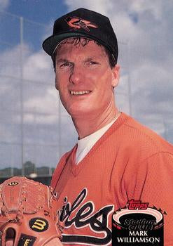 #177 Mark Williamson - Baltimore Orioles - 1992 Stadium Club Baseball