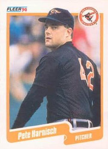 #177 Pete Harnisch - Baltimore Orioles - 1990 Fleer USA Baseball