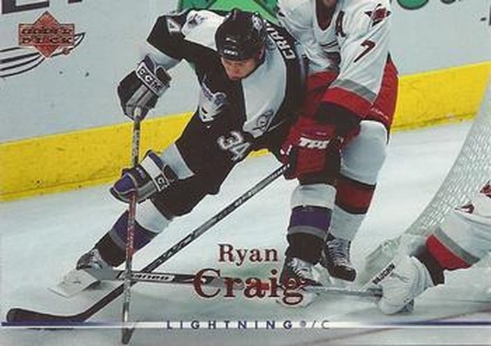 #177 Ryan Craig - Tampa Bay Lightning - 2007-08 Upper Deck Hockey