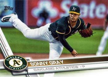 #177a Sonny Gray - Oakland Athletics - 2017 Topps Baseball