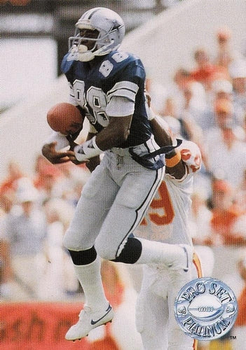 #178 Michael Irvin - Dallas Cowboys - 1991 Pro Set Platinum Football