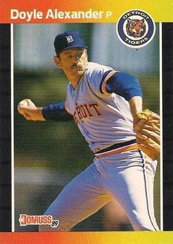 #178 Doyle Alexander - Detroit Tigers - 1989 Donruss Baseball