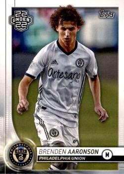 #178 Brenden Aaronson - Philadelphia Union - 2020 Topps MLS Soccer