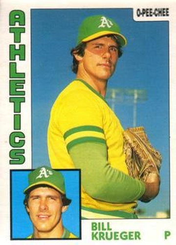 #178 Bill Krueger - Oakland Athletics - 1984 O-Pee-Chee Baseball
