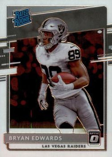 #178 Bryan Edwards - Las Vegas Raiders - 2020 Donruss Optic Football
